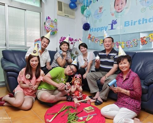 寶寶寫真 柚子 一歲生日抓周